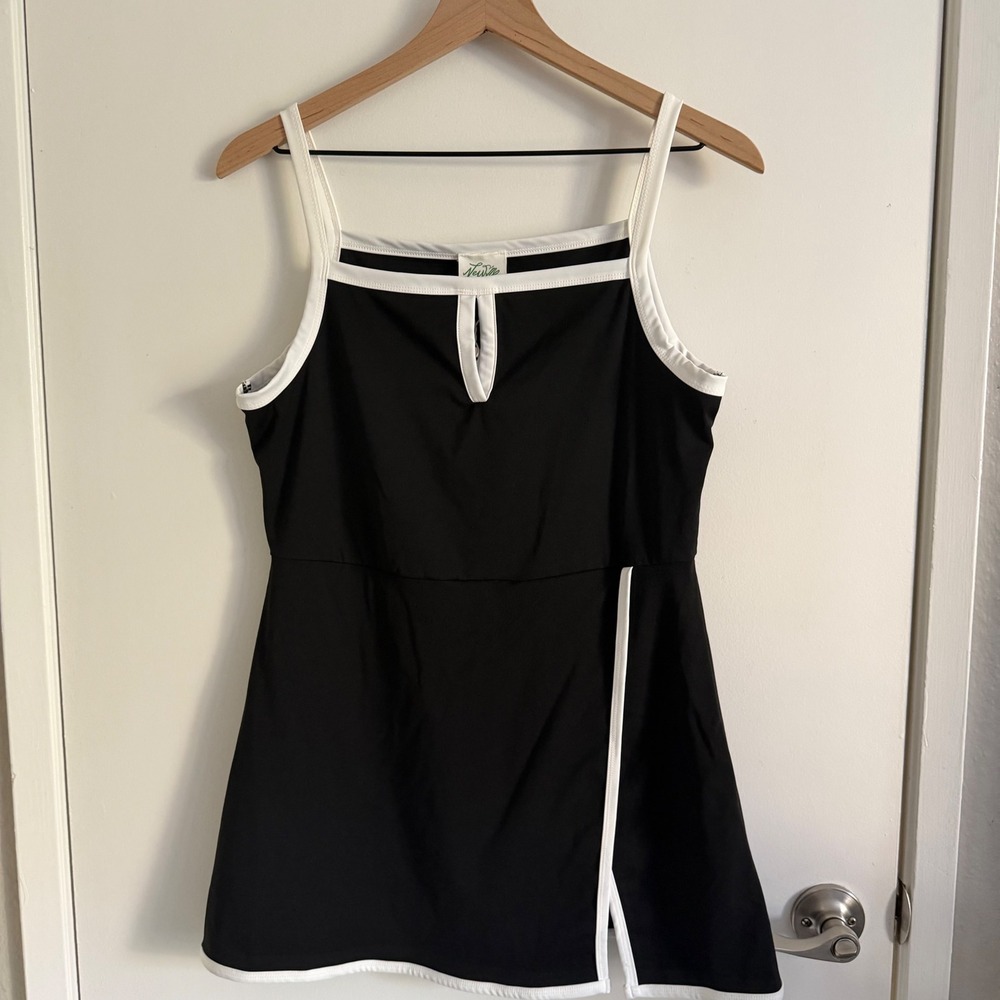 NWT New Me black mini dress with built in shorts